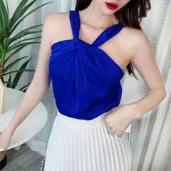 Áo Yếm Trơn Dây Xoắn Chất Lụa Đi Tiệc Đi Du Lịch MIMIX - DD7