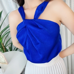 Áo Yếm Trơn Dây Xoắn Chất Lụa Đi Tiệc Đi Du Lịch MIMIX - DD7