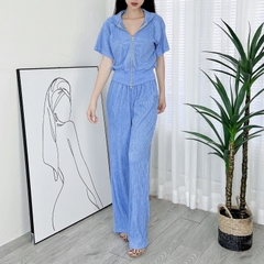 Set Bộ Nữ Áo Hoodie Phối 2 Túi Mix Quần Dáng Dài Chất Thun Nhật Đi Du Lịch MIMIX - DT3