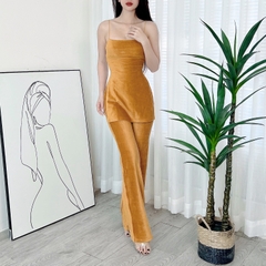 Quần Trơn Nữ Ống Loe Dáng Dài Chất Nhung Đi Làm Đi Chơi MIMIX - DV0