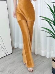 Quần Trơn Nữ Ống Loe Dáng Dài Chất Nhung Đi Làm Đi Chơi MIMIX - DV0