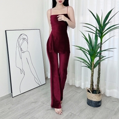 Quần Trơn Nữ Ống Loe Dáng Dài Chất Nhung Đi Làm Đi Chơi MIMIX - DV0