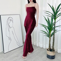 Quần Trơn Nữ Ống Loe Dáng Dài Chất Nhung Đi Làm Đi Chơi MIMIX - DV0