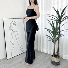 Quần Trơn Nữ Ống Loe Dáng Dài Chất Nhung Đi Làm Đi Chơi MIMIX - DV0