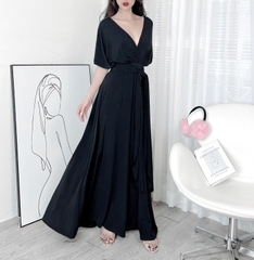 Đầm Maxi Yếm Xẻ Tà Cut Out Lưng Chất Thun Lạnh Dẻo Đi Tiệc Đi Tiệc Đi Biển MIMIX - DV1