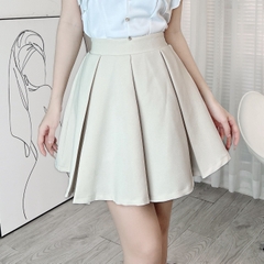 Quần Váy Xếp Ly Bảng To Dáng Ngắn Xòe Chất Tuyết Hàn Đi Làm Đi Chơi MIMIX - EE8