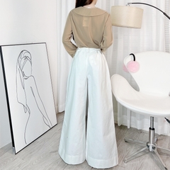 Quần Kaki Dáng Dài Loe Tôn Dáng Phối Túi Trước Đi Làm Đi Tiệc MIMIX - EF3