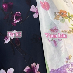 Đầm Maxi Váy In Hoa 2 Dây Trễ Vai Có Bo Chun Chất Voan Hàn + Tơ IC Đi Biển MIMIX - EG2