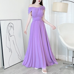 Đầm Maxi Yếm Xẻ Tà Cut Out Lưng Chất Thun Lạnh Dẻo Đi Tiệc Đi Tiệc Đi Biển MIMIX - DV1