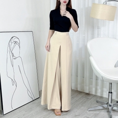 Áo Thun Nữ Cổ Tim Tay Ngắn Trơn Chất Borip QC Đi Làm Đi Du Lịch MIMIX - EI0