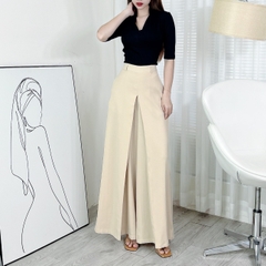 Áo Thun Nữ Cổ Tim Tay Ngắn Trơn Chất Borip QC Đi Làm Đi Du Lịch MIMIX - EI0
