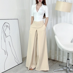 Áo Thun Trơn Cổ Sơ Mi Tay Ngắn Phối Khóa Kéo Trước Chất Thun Borip QC Đi Biển Đi Làm MIMIX - EI7