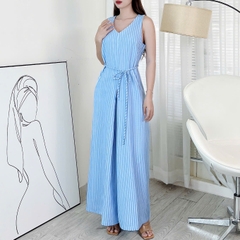 Jumpsuit Nữ Dáng Dài Giả Váy Chất Boi Mềm Đan Xương Cá Đi Biển MIMIX - EQ9