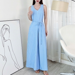 Jumpsuit Nữ Dáng Dài Giả Váy Chất Boi Mềm Đan Xương Cá Đi Biển MIMIX - EQ9