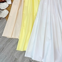Chân Váy Trơn Nữ Dáng Dài Rộng Xòe Phong Cách Dễ Thương Chất Thô Kate Đi Biển Đi Làm MIMIX - EJ4