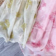 Đầm Maxi Yếm Nữ Thêu Hoa Chất Tơ Lụa Thêu Hoa 3D Đi Biển Đi Tiệc MIMIX - EM0