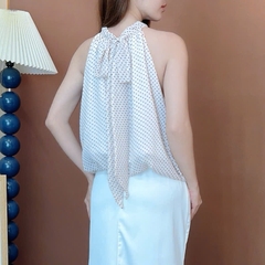Set Váy Nữ Áo Form Bí Sát Nách Mix Chân Váy Lụa Đuôi Cá Đi Biển Đi Tiệc MIMIX - EU0