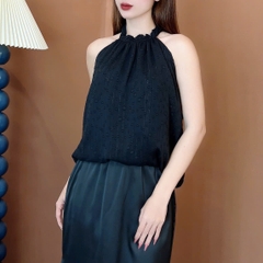 Set Váy Nữ Áo Form Bí Sát Nách Mix Chân Váy Lụa Đuôi Cá Đi Biển Đi Tiệc MIMIX - EU0