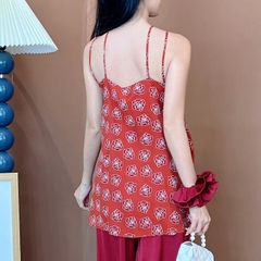 Set Bộ Nữ Áo Yếm Dây Đôi Mix Quần Trơn Dáng Dài Đi Dạo Phố Đi Tiệc MIMIX - EX2