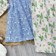 Set Váy Hoa Áo Sát Nách Eo Bo Chun Mix Chân Váy Dáng Dài Xòe Chất Cotton Cara Đi Biển MIMIX - FC5