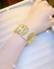 Lắc Tay Xi Đính Đá Cao Cấp