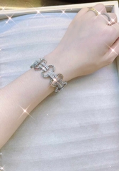 Lắc Tay Xi Đính Đá Cao Cấp