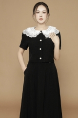 Set Chân Váy Dài Kết Hợp Áo Croptop