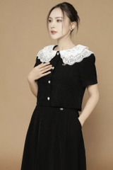 Set Chân Váy Dài Kết Hợp Áo Croptop