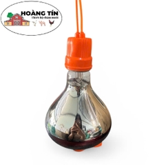 Đui đèn sứ chống cháy bọc nhựa ( màu cam)