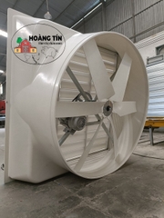 Quạt hút dạng loa 146 CÁNH NHỰA, motor IFAN công suất 1.1 kw 1 pha, không loa, chéo X inox