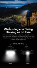 Đèn pin đội đầu Nitecore HC60 UHE sáng 1600 lumen chiếu xa 157m