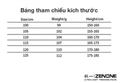 Gậy chạy địa hình Zenone Colour Fullcarbon Z1802