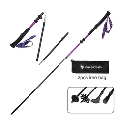 Gậy chạy địa hình Hợp Kim Nhôm Map Brother có thể điều chỉnh được 110cm-130cm