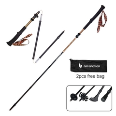 Gậy chạy địa hình Hợp Kim Nhôm Map Brother có thể điều chỉnh được 110cm-130cm