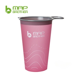 Cốc nước mềm 200ml Map Brother