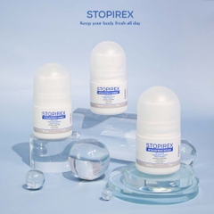 Lăn khử mùi & Ngăn tiết mồ hôi Chuyên sâu STOPIREX DETRANSPIRANT INTENSIF - Khử mùi cơ thể cho Nam, Nữ (30ml)