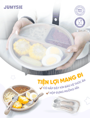 Set ăn dặm 3 món silicone Jumysie