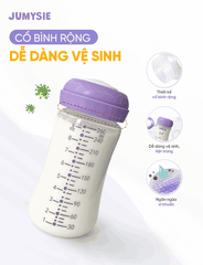 Bình Trữ Sữa 180ml/260ml Jumysie - Cổ Rộng, Chống Sặc, An Toàn