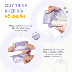 [Mới] Túi Trữ Sữa Cảm Biến Nhiệt Jumysie 240ml
