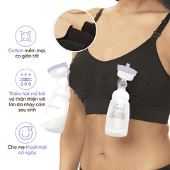 Áo hút sữa rảnh tay Jumysie - Tích hợp 2in1