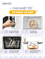 Set ăn dặm 3 món silicone Jumysie