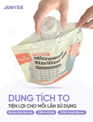 Túi tiệt trùng bình sữa Jumysie chống thấm nước tiện lợi và tiết kiệm