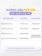 Túi trữ sữa 180ml/250ml Jumysie - Bảo quản sữa mẹ an toàn