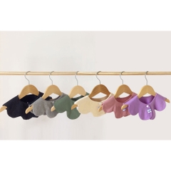 Yếm Cổ Tròn Jumysie - Chất vải cotton mềm mịn