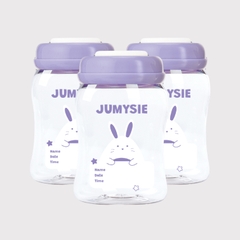Bình Trữ Sữa 180ml/260ml Jumysie - Cổ Rộng, Chống Sặc, An Toàn