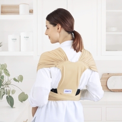 Địu Vải Jumysie - Màu Be, Cotton Êm Ái Cho Bé Sơ Sinh Đến 18 Tháng