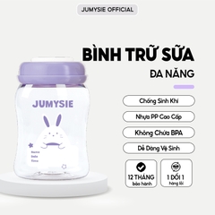 Bình Trữ Sữa 180ml/260ml Jumysie - Cổ Rộng, Chống Sặc, An Toàn