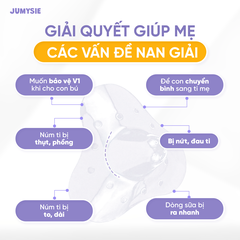 Núm Trợ Ti Jumysie Silicone Cao Cấp Siêu Mềm
