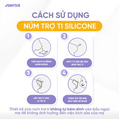 Núm Trợ Ti Jumysie Silicone Cao Cấp Siêu Mềm