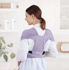 Địu Vải Jumysie - Màu Tím Lilac, Cotton Êm Ái Cho Bé Sơ Sinh Đến 18 Tháng